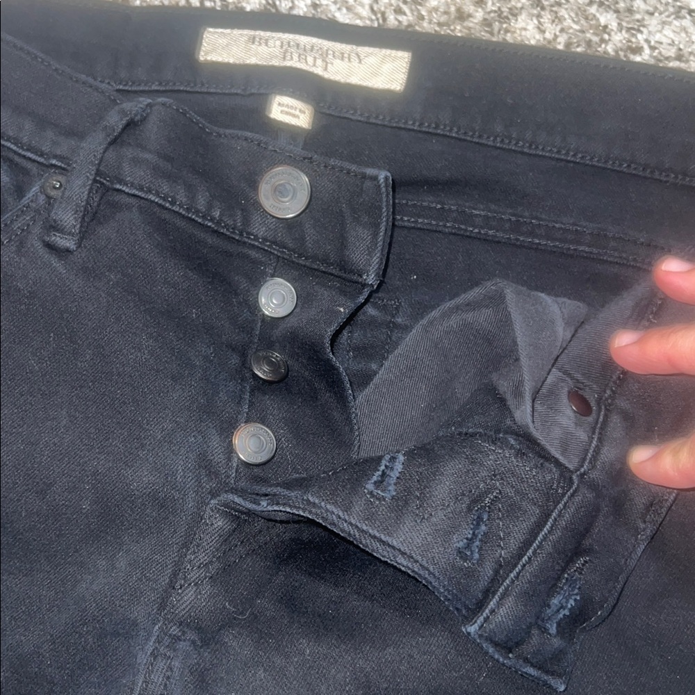 Burberry Brit  slim Straight Leg Black Jeans - Picture 2 of 11